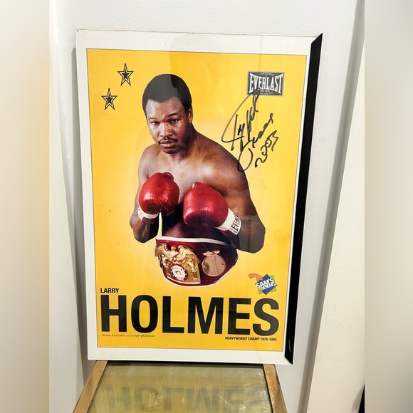 Larry Holmes Signed Promotional Flyer 2003 - Picture 1 of 4